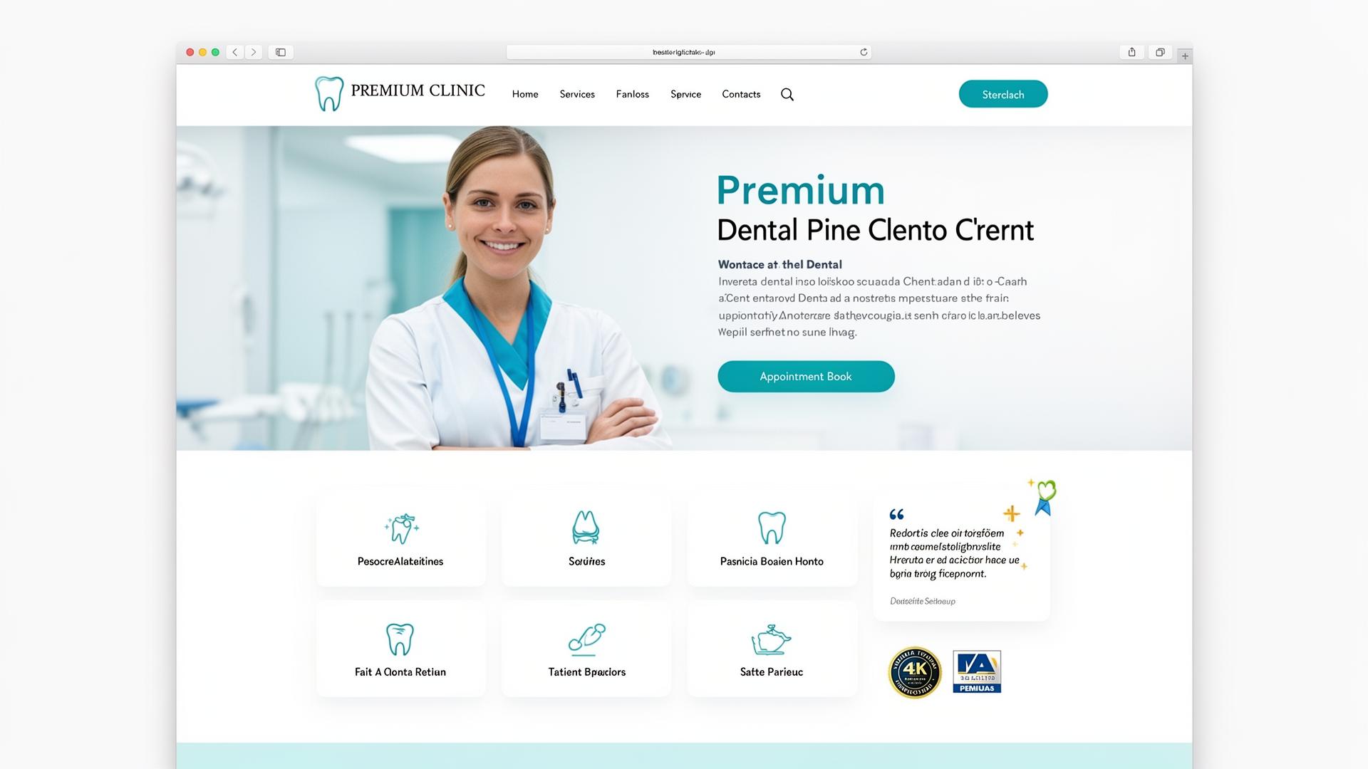 Página para negocio local creada con Zeyra